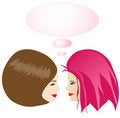 Free Gossiping Girls Royalty Free Stock Image - 7645216