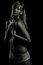 Free Black White Model Body Scape Royalty Free Stock Images - 7649369
