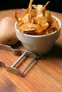 Free French Fries; Home-made And Crispy Royalty Free Stock Images - 773009