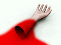 Free Bloody Arm 5 Stock Image - 7707671