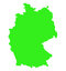 Free Federal Republic Of Germany Map Outline Royalty Free Stock Images - 7701149