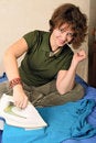 Free Girl Removing Vax Stains Royalty Free Stock Photos - 7725448