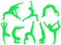 Free Yoga Silhouettes Stock Photo - 7725620