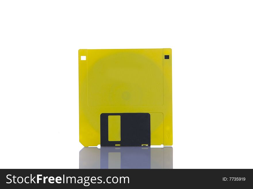 Yellow Floppy Disc Free Stock Photos Stockfreeimages