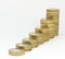Free Columns Of Coins Stock Photo - 7730080