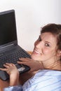 Free With My Laptop Stock Image - 7741841