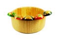 Free Russian Wooden Spoons On Wooden Bowl Royalty Free Stock Images - 7744859