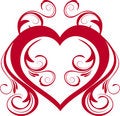 Free Abstract Floral Heart Royalty Free Stock Photography - 7753007