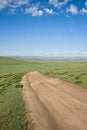 Free Remote Road Mongolia Central Asia Royalty Free Stock Photos - 7774268