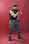 Free Battle Picture On Face And Body Stock Images - 7771064