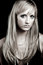 Free Blonde Beauty Black White Pearls Stock Image - 7774571