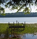 Free Broken Dock By Rivers Side Stock Photography - 7797822