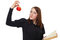 Free The Girl With The Book And An Apple Stock Photography - 7795722