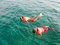 Free Two Men In The Life Vests Snorkeling Royalty Free Stock Photos - 7798568