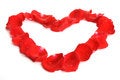 Free Rose Petal Heart Stock Photos - 7806903