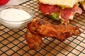 Free Hot Wings And Sandwich Stock Photo - 7807550