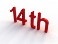Free 14th February Royalty Free Stock Photography - 7820327