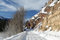 Free Mountain Road In Winter With Car Royalty Free Stock Image - 7825996