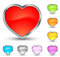 Free Hearts Icons Stock Photography - 7829222