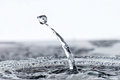 Free Clear Water Splash With Drops Stock Photography - 7839232