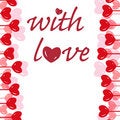 Free With Love - Valentine Background Royalty Free Stock Images - 7842879