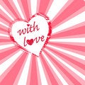 Free With Love - Valentine Background Royalty Free Stock Photos - 7843338