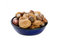 Free Nuts Mix In Blue Plate Stock Images - 7847254