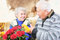 Free Elderly Man With Elderly Woman Royalty Free Stock Photography - 7857387
