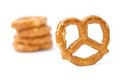 Free Pretzel On White Royalty Free Stock Image - 7867466