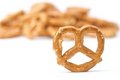 Free Pretzel On White Stock Image - 7867471