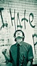 Free Monochrome Lomo Picture Of Business Styled Man Wit Royalty Free Stock Images - 7868389
