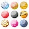 Free Decoration Balls Set Royalty Free Stock Images - 7871119
