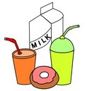 Free Drink And Food Clipart Stock Image - 7885121