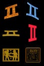 Free Gemini Icon Set Royalty Free Stock Image - 7899676