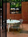 Free Secluded Cyan Dining Table And Chairs Royalty Free Stock Photography - 797257