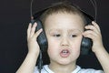 Free Little Boy With Headphone Stock Photo - 798860