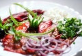 Free Roasted Vegetables Salad Of Peppers Royalty Free Stock Image - 7907426