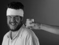 Free Man With Head Bandage Stock Photo - 7911410