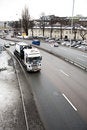 Free Highway Pollution In Snow Royalty Free Stock Images - 7918169