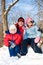 Free Mum With The Son And A Daughter In Park. Stock Photos - 7913563