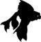 Free Goldfish Silouette Royalty Free Stock Images - 7917109