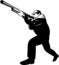 Free Hunter Aiming A Shotgun Stock Image - 7932551