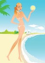 Free Beautiful Tanned Girl Royalty Free Stock Photos - 7950658