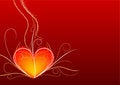 Free Red Heart Horizontal Royalty Free Stock Photos - 7958668