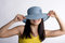 Free Girl In A Summer Hat Royalty Free Stock Photography - 7950267