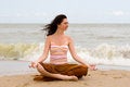 Free Meditation In The Beach Stock Photos - 7965153