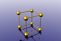 Free Render Of Molecule Royalty Free Stock Photos - 7966808