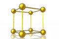 Free Render Of Molecule Royalty Free Stock Images - 7966819