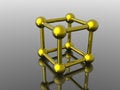 Free Render Of Molecule Royalty Free Stock Photos - 7966828
