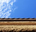 Free Textured Wall And Sky Royalty Free Stock Photography - 7971627